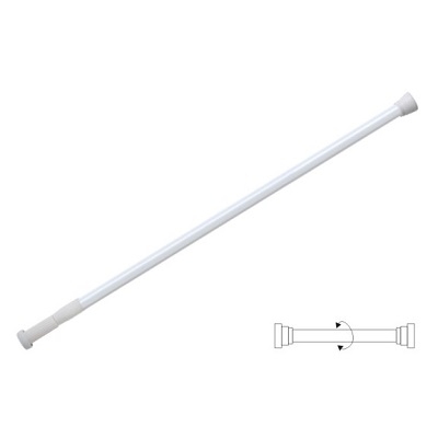 ИНТЕР КЕРАМИК РЕЛСА ЗА ДУШ ЗАВЕСА БЯЛА 110-200СМ