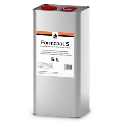 DCP FORMCOAT S-КОФРАЖНО МАСЛО НА МИНЕРАЛНА ОСНОВА 5 Л