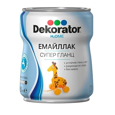 МЕГАХИМ ДЕКОРАТОР ЕМАЙЛЛАК 0.75 Л ЧЕРЕН ГЛАНЦ