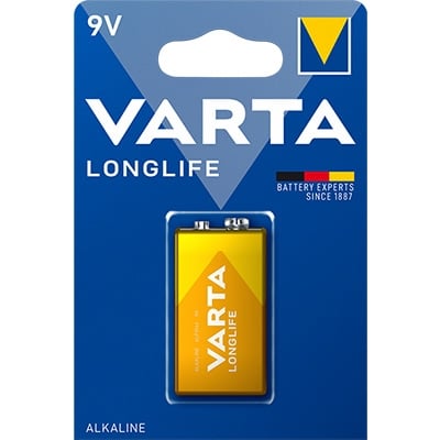 БАТЕРИЯ VARTA LONGLIFE АЛКАЛНА 9V