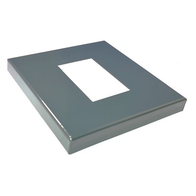 КАПАЧКА ЗА ПЛАНКА НА КОЛ 100/150 RAL 7016 АНТРАЦИТ