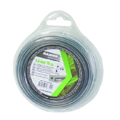 КОРДА МОТОРНА КОСА КВАДРАТНА УСИЛЕНА Platin-silver 2.7mm х 15m