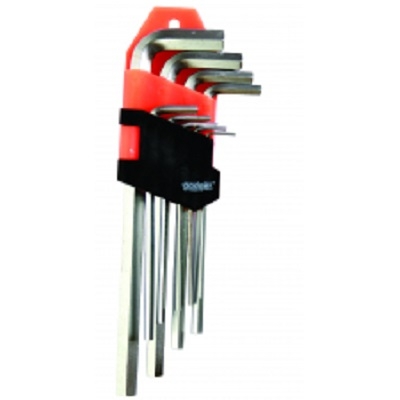 ШЕСТОГРАМИ КЪСИ К-КТ 9бр 1.5-10mm CR-V GD