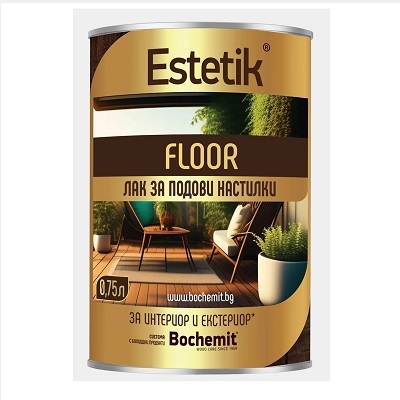 БОХЕМИТ ESTETIK FLOOR ЛАК ЗА ПОДОВИ НАСТИЛКИ 0.750 Л БЕЗЦВЕТЕН