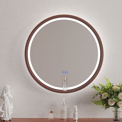 ИНТЕР КЕРАМИК ОГЛЕДАЛО LED ICL1857 WOODEN-60