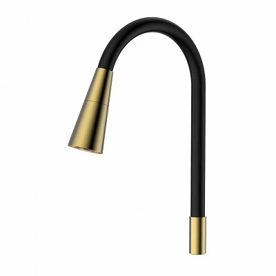 ИНТЕР КЕРАМИК ЛЕБЕДКА ЗА СМЕСИТЕЛ СИЛИКОНОВА ЗЛАТНО С ЧЕРНО