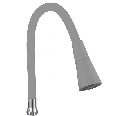 ИНТЕР КЕРАМИК ЛЕБЕДКА ЗА СМЕСИТЕЛ СИЛИКОНОВА СИВ МАТ