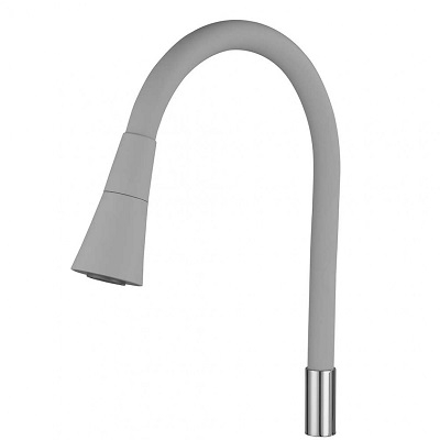 ИНТЕР КЕРАМИК ЛЕБЕДКА ЗА СМЕСИТЕЛ СИЛИКОНОВА СИВ МАТ