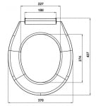 НИКИПЛАСТ WC КАПАК ЛИЛИЯ ПЛАВНО ПАДАНЕ БЯЛ