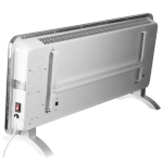 КОНВЕКТОР СЪС СТОЙКА 2kW 2kW черно стъкло LED RD-PH03