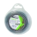 КОРДА МОТОРНА КОСА КВАДРАТНА УСИЛЕНА Platin-silver 2.7mm х 15m
