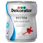 МЕГАХИМ ДЕКОРАТОР  ЕКСТРА АЛКИДНА 2.5 Л RAL3004 ПУРПУРНО ЧЕРВЕН