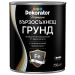 МЕГАХИМ ДЕКОРАТОР ГРУНД БЪРЗОСЪХНЕЩ  0.75 Л СИВ