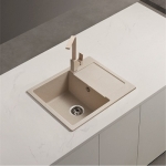 ИНТЕР КЕРАМИК МИВКА ГРАНИТНА БЕЖОВА 8220 SAND+СМЕСИТЕЛ 233010