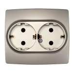 КОНТАКТ ДBОЕН ШУКО С ВИНТ ШАМПАНСКО МЕТАЛИК