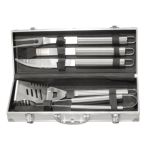 КОМПЛЕКТ ПРИБОРИ ЗА БАРБЕКЮ 5 ЧАСТИ В КУФАР