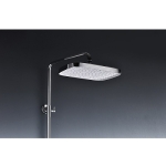 ИНТЕР КЕРАМИК ТРЪБНО ОКАЧВАНЕ+СМЕСИТЕЛ СЪС СТЪКЛЕНА ПОСТАВКА АТИЛА