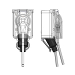 КОНТАКТ ПКОМ ДВОЕН БЯЛ С КАПАК АТРА