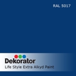 МЕГАХИМ ДЕКОРАТОР ЕКСТРА АЛКИДНА 0.65 Л RAL5017 ТРАФИК СИН