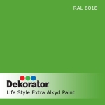 МЕГАХИМ ДЕКОРАТОР ЕКСТРА АЛКИДНА 0.65 Л RAL6018 ЖЪЛТ ЗЕЛЕН