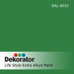МЕГАХИМ ДЕКОРАТОР ЕКСТРА АЛКИДНА 0.65 Л RAL6032 СИГНАЛНО ЗЕЛЕН