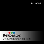 МЕГАХИМ ДЕКОРАТОР ЕКСТРА АЛКИДНА 0.65 Л RAL9005 ЧЕРНА